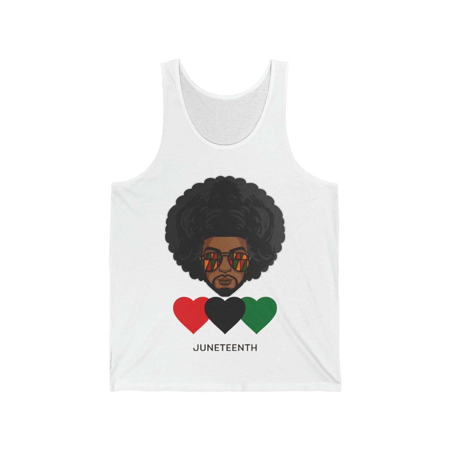 Men's Afro Hearts Tank