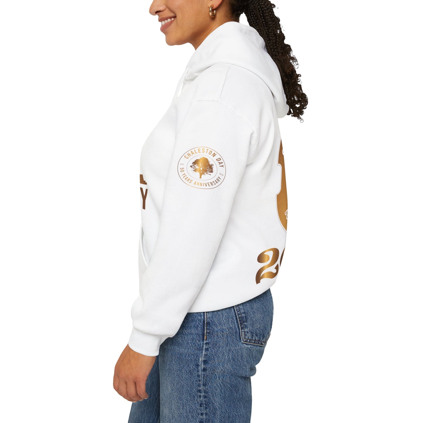 Premium Charleston Day Heavy Blend™ Hoodie White