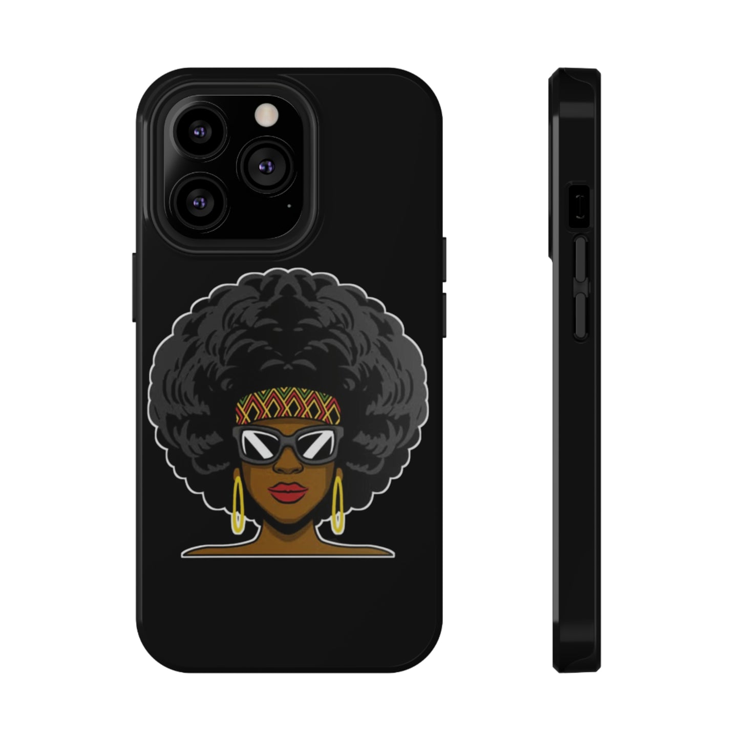 Black Afro Phone Case