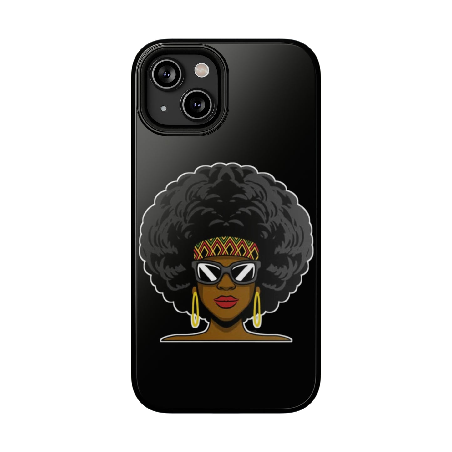 Black Afro Phone Case