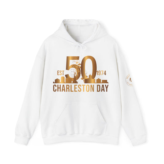 Premium Charleston Day Heavy Blend™ Hoodie White